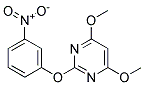 3-[(4,6-DIMETHOXYPYRIMIDIN-2-YL)OXY]NITROBENZENE Struktur