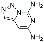 5,7-DIAMINO-2,3,4,6-TETRAAZAINDOLIZINE Struktur