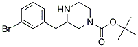 3-(3-BROMO-BENZYL)-PIPERAZINE-1-CARBOXYLIC ACID TERT-BUTYL ESTER Struktur