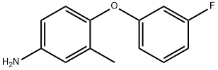 4-(3-FLUOROPHENOXY)-3-METHYLANILINE Struktur