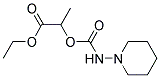 2-(PIPERIDIN-1-YLCARBAMOYLOXY)-PROPIONIC ACID ETHYL ESTER Struktur