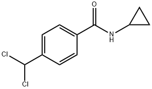 N-CYCLOPROPYL-4-(DICHLOROMETHYL)BENZAMIDE Struktur