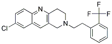 8-CHLORO-2-(2-[2-(TRIFLUOROMETHYL)PHENYL]ETHYL)-1,2,3,4-TETRAHYDROBENZO[B]-1,6-NAPHTHYRIDINE Struktur