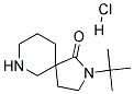 2-TERT-BUTYL-2,7-DIAZASPIRO[4.5]DECAN-1-ONE HYDROCHLORIDE Struktur