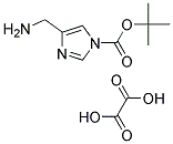 TERT-BUTYL 4-AMINOMETHYL-1H-IMIDAZOLE-1-CARBOXYLATE OXALATE Struktur