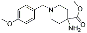 METHYL 4-AMINO-1-(4-METHOXYBENZYL)PIPERIDINE-4-CARBOXYLATE Struktur