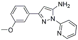 5-AMINO-1-(2-PYRIDYL)-3-(3-METHOXYPHENYL)-1H-PYRAZOLE Struktur