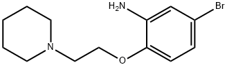 5-BROMO-2-[2-(1-PIPERIDINYL)ETHOXY]ANILINE Struktur