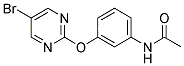 N-(3-[(5-BROMOPYRIMIDIN-2-YL)OXY]PHENYL)ACETAMIDE Struktur