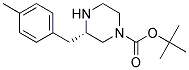 (S)-3-(4-METHYL-BENZYL)-PIPERAZINE-1-CARBOXYLIC ACID TERT-BUTYL ESTER Struktur