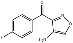 (4-AMINO-1,2,5-OXADIAZOL-3-YL)(4-FLUOROPHENYL)METHANONE Struktur