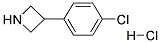 3-(4-CHLOROPHENYL)AZETIDINE HYDROCHLORIDE Struktur