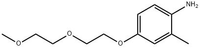 4-[2-(2-METHOXYETHOXY)ETHOXY]-2-METHYLPHENYLAMINE Struktur