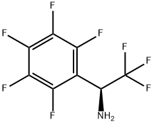 (S)-2,2,2-TRIFLUORO-1-PENTAFLUOROPHENYL-ETHYLAMINE Struktur