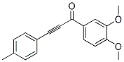 3-(3,4-DIMETHOXY-PHENYL)-1-P-TOLYL-PROPYNONE Struktur