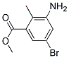 3-AMINO-2-METHYL-5-BROMO BENZOIC ACID METHYL ESTER Struktur