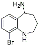 9-BROMO-2,3,4,5-TETRAHYDRO-1H-BENZO[B]AZEPIN-5-YLAMINE Struktur