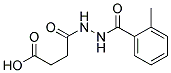 4-[N'-(2-METHYL-BENZOYL)-HYDRAZINO]-4-OXO-BUTYRIC ACID Struktur