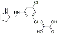 3,5-DICHLORO-N-(PYRROLIDIN-2-YLMETHYL)ANILINE OXALATE Struktur