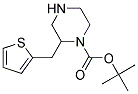 2-THIOPHEN-2-YLMETHYL-PIPERAZINE-1-CARBOXYLIC ACID TERT-BUTYL ESTER Struktur