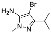 4-BROMO-5-ISOPROPYL-2-METHYL-2H-PYRAZOL-3-YLAMINE Struktur