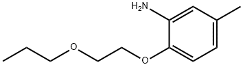 5-METHYL-2-(2-PROPOXYETHOXY)ANILINE Struktur