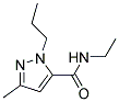 5-METHYL-2-PROPYL-2H-PYRAZOLE-3-CARBOXYLIC ACID ETHYLAMIDE Struktur