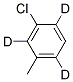 3-CHLOROTOLUENE-2,4,6-D3 Struktur