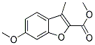 METHYL 6-METHOXY-3-METHYL-1-BENZOFURAN-2-CARBOXYLATE Struktur