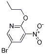 5-BROMO-3-NITRO-2-PROPOXY-PYRIDINE Struktur