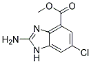 METHYL 2-AMINO-6-CHLORO-1H-BENZIMIDAZOLE-4-CARBOXYLATE Struktur