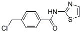 4-CHLOROMETHYL-N-THIAZOL-2-YL-BENZAMIDE Struktur