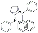 (2R,3R)-(-)-2,3-BIS(DIPHENYLPHOSPHINO)BICYCLO[2.2.1]HEPTANE Struktur