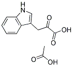 3-(1H-INDOL-3-YL)-2-OXOPROPANOIC ACID ACETATE, TECH Struktur