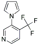 3-(1H-PYRROL-1-YL)-4-(TRIFLUOROMETHYL)PYRIDINE, TECH Struktur