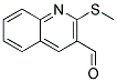 2-(METHYLTHIO)QUINOLINE-3-CARBALDEHYDE Struktur