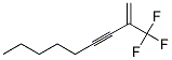 2-TRIFLUOROMETHYL-1-NONEN-3-YNE Struktur