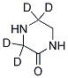 2-OXOPIPERAZINE-3,3,5,5-D4 Struktur