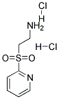 2-(PYRIDINE-2-SULPHONYL)ETHYLAMINE DIHYDROCHLORIDE Struktur