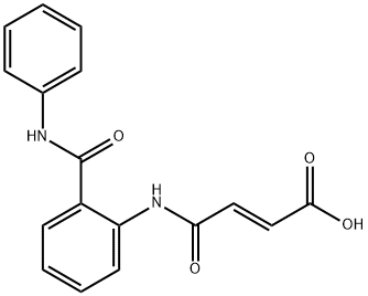 3-(2-PHENYLCARBAMOYL-PHENYLCARBAMOYL)-ACRYLIC ACID Struktur