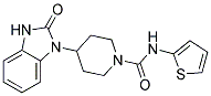 4-(2-OXO-2,3-DIHYDRO-1H-BENZIMIDAZOL-1-YL)-N-2-THIENYLPIPERIDINE-1-CARBOXAMIDE Struktur