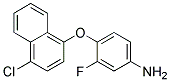 4-[(4-CHLORO-1-NAPHTHYL)OXY]-3-FLUOROPHENYLAMINE Struktur