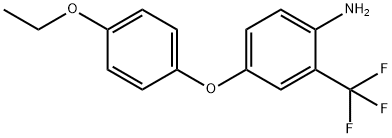 4-(4-ETHOXYPHENOXY)-2-(TRIFLUOROMETHYL)ANILINE Struktur