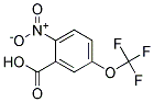 2-NITRO-5-(TRIFLUOROMETHOXY)BENZOIC ACID Struktur