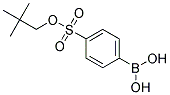 4-(NEOPENTYLOXYSULFONYL)PHENYLBORONIC ACID Struktur