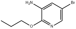 5-BROMO-2-PROPOXY-PYRIDIN-3-YLAMINE Struktur