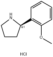 (R)-2-(2-METHOXYPHENYL)PYRROLIDINE HYDROCHLORIDE Struktur