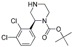 (S)-2-(2,3-DICHLORO-PHENYL)-PIPERAZINE-1-CARBOXYLIC ACID TERT-BUTYL ESTER Struktur