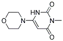 3-METHYL-6-MORPHOLIN-4-YLPYRIMIDINE-2,4(1H,3H)-DIONE Struktur