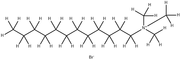 DODECYLTRIMETHYLAMMONIUM-D34 BROMIDE Struktur